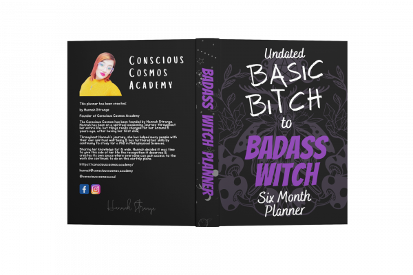 product example of hard back witch planner