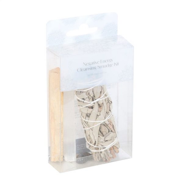 Negative Energy Smudge Kit with Hematite - Image 3