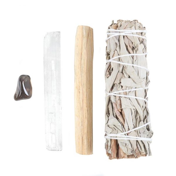 Negative Energy Smudge Kit with Hematite - Image 4