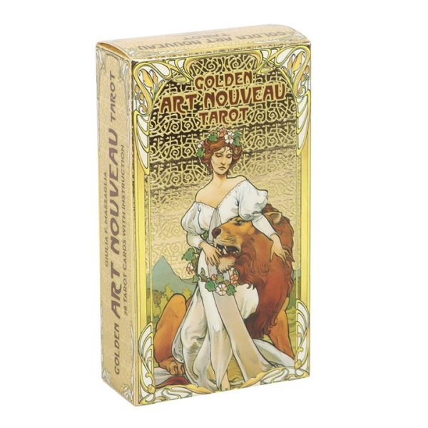 Golden Art Nouveau Tarot Cards - Image 3