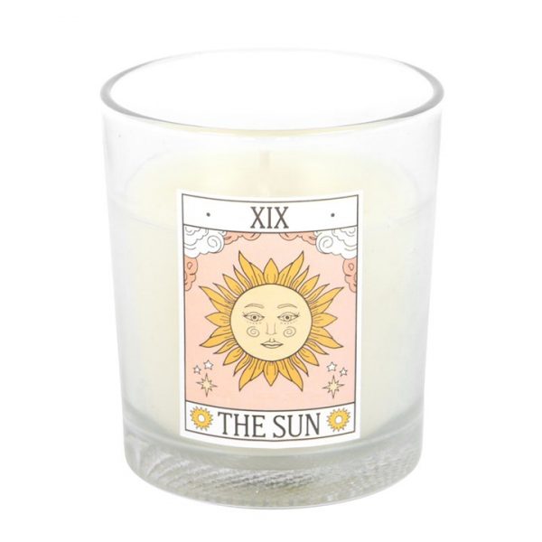 The Sun Vintage Tarot Rose Candle - Image 3