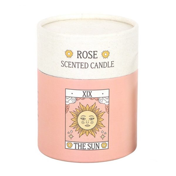 The Sun Vintage Tarot Rose Candle - Image 4