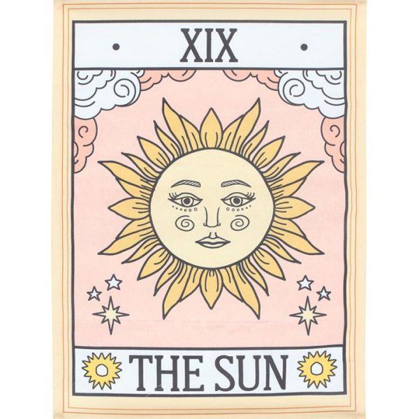 The Sun Vintage Tarot Wall Hanging - Image 3