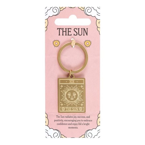The Sun Vintage Tarot Keyring - Image 2