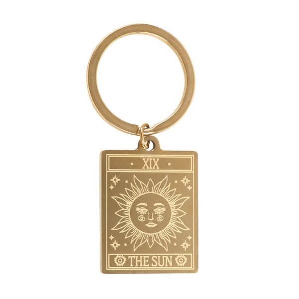 The Sun Vintage Tarot Keyring - Image 3