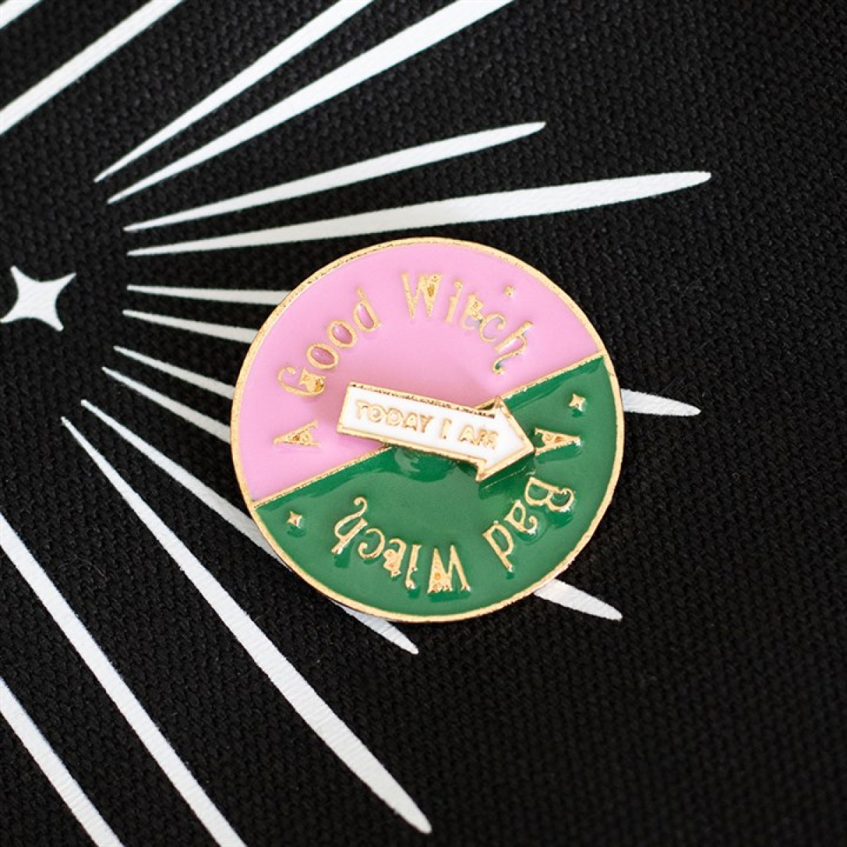 Which Witch Are You Spinning Pin Badge - Image 2