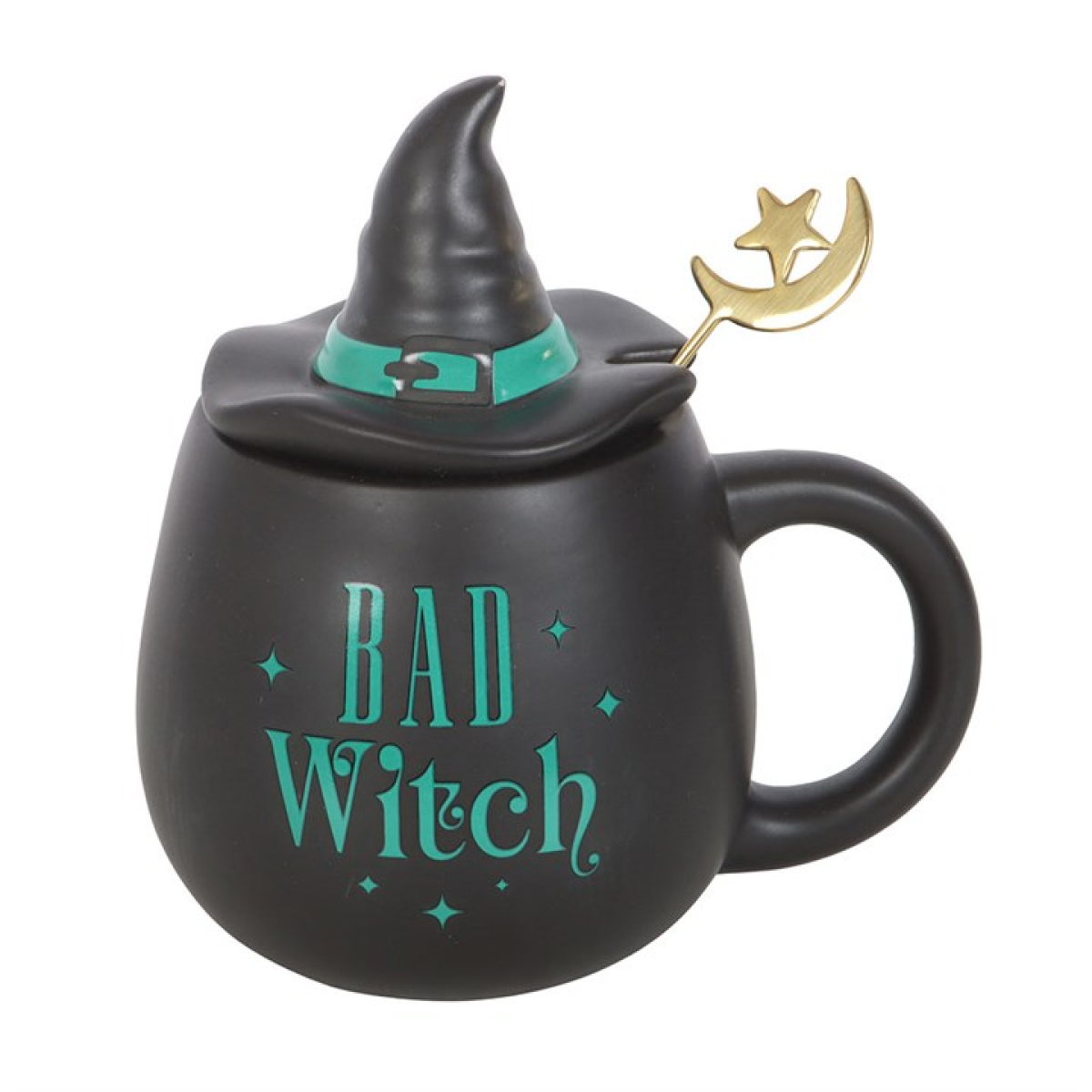 Bad Witch Lidded Mug with Spoon - Image 2