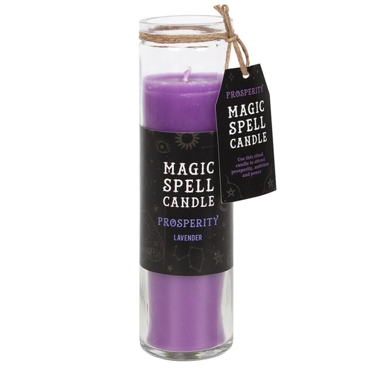 Prosperity Lavender Magic Spell Tube Candle - Image 2