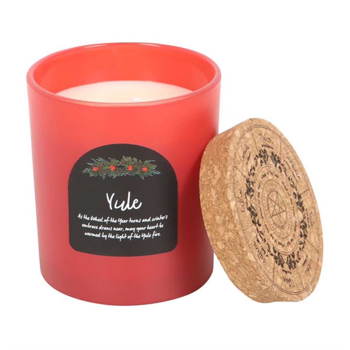 Yule Wintergreen Wheel of the Year Candle - Image 3