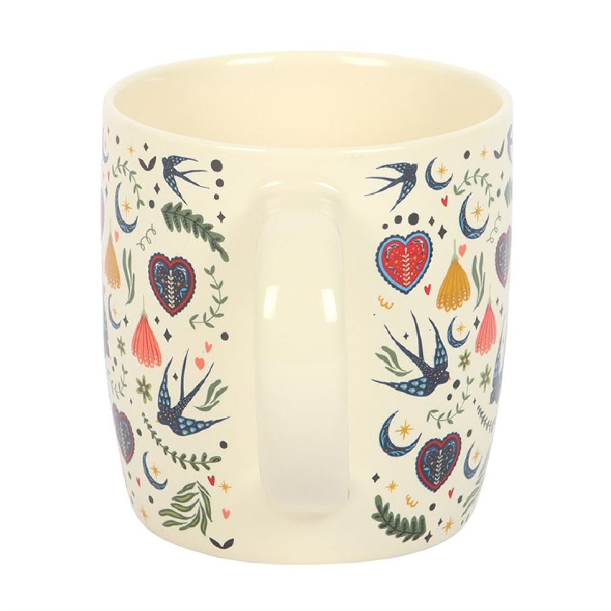 Cream Midnight Bloom Print Mug - Image 3