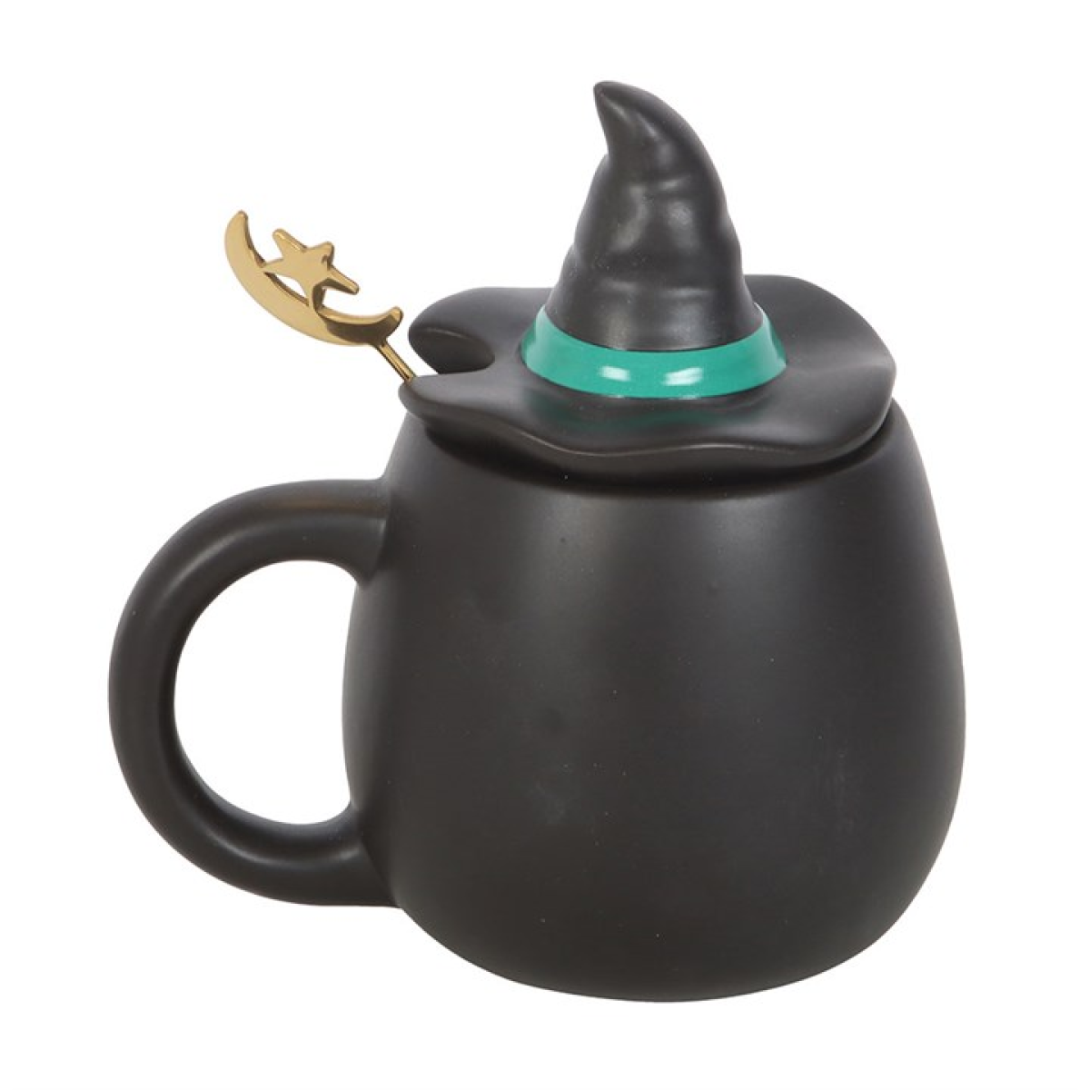 Bad Witch Lidded Mug with Spoon - Image 3