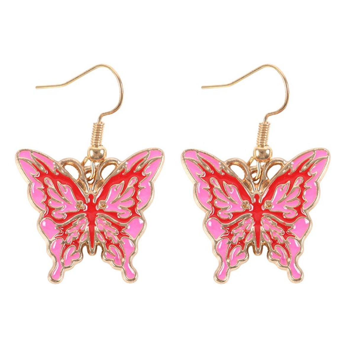 Flaming Butterfly Earrings - Image 3