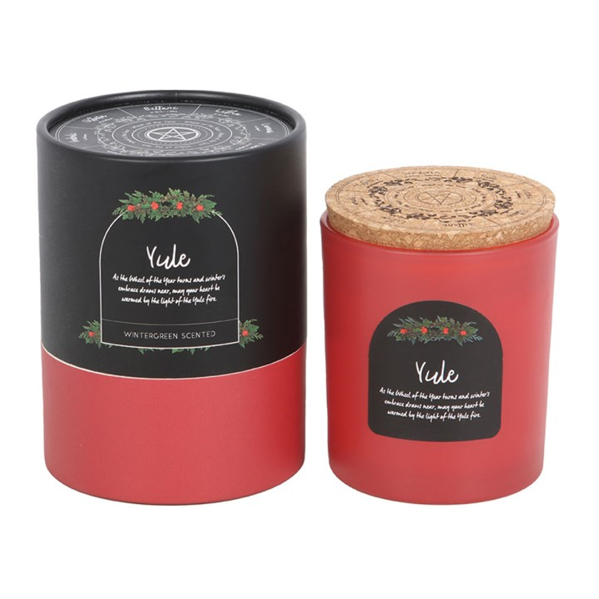 Yule Wintergreen Wheel of the Year Candle - Image 4