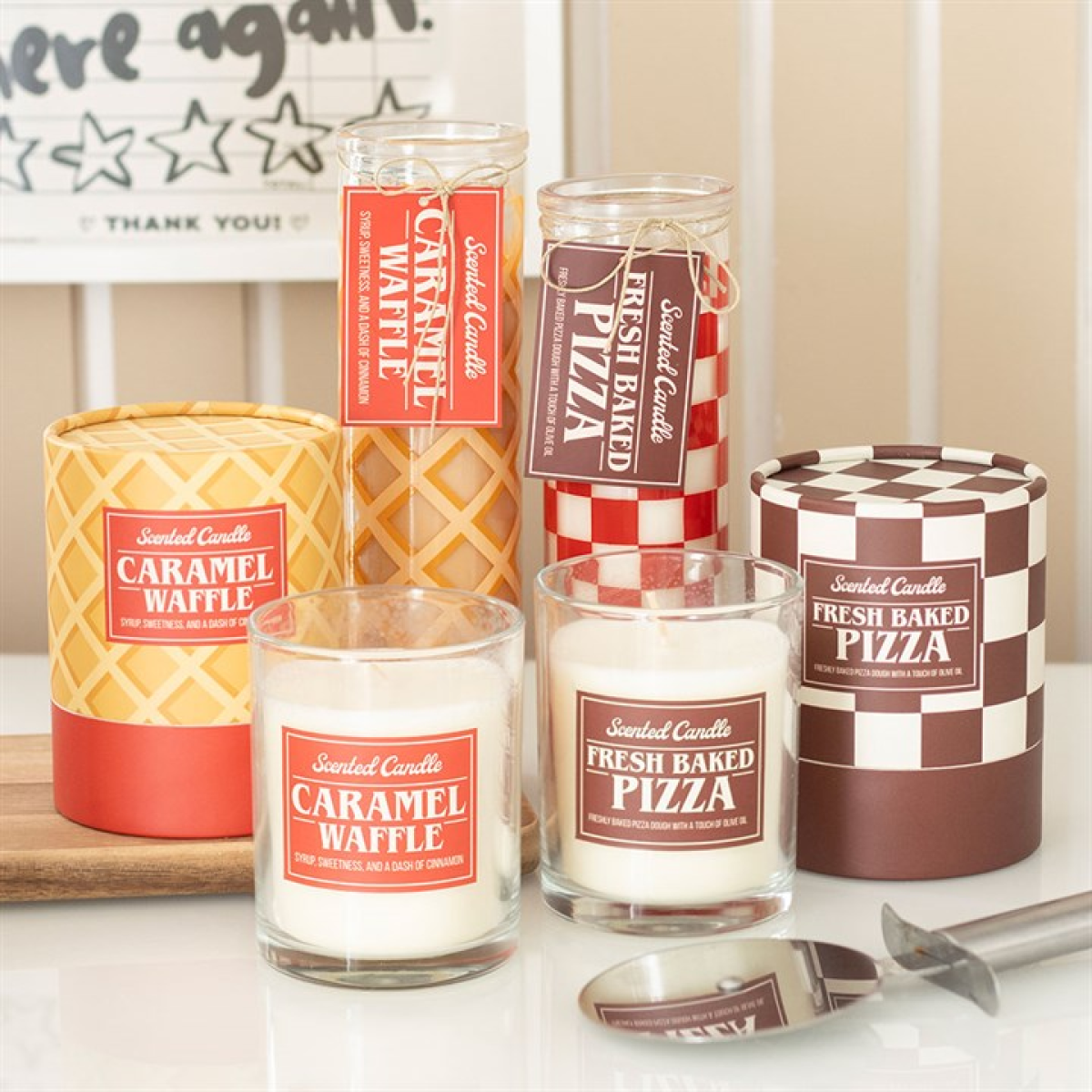 Fresh Baked Pizza Scented Tube Candle - Image 5