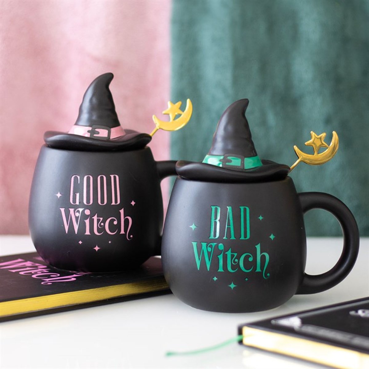 Bad Witch Lidded Mug with Spoon - Image 6