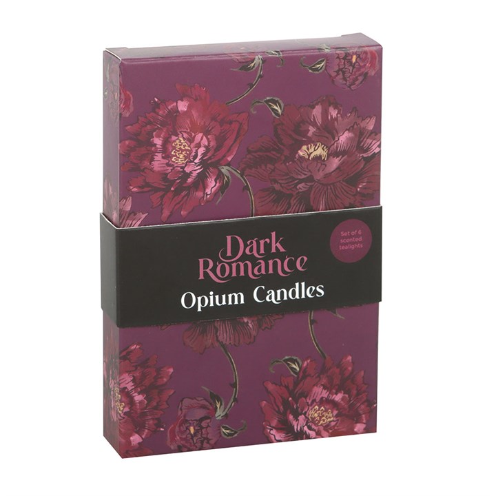 Set of 6 Dark Romance Opium Tealight Candles - Image 4