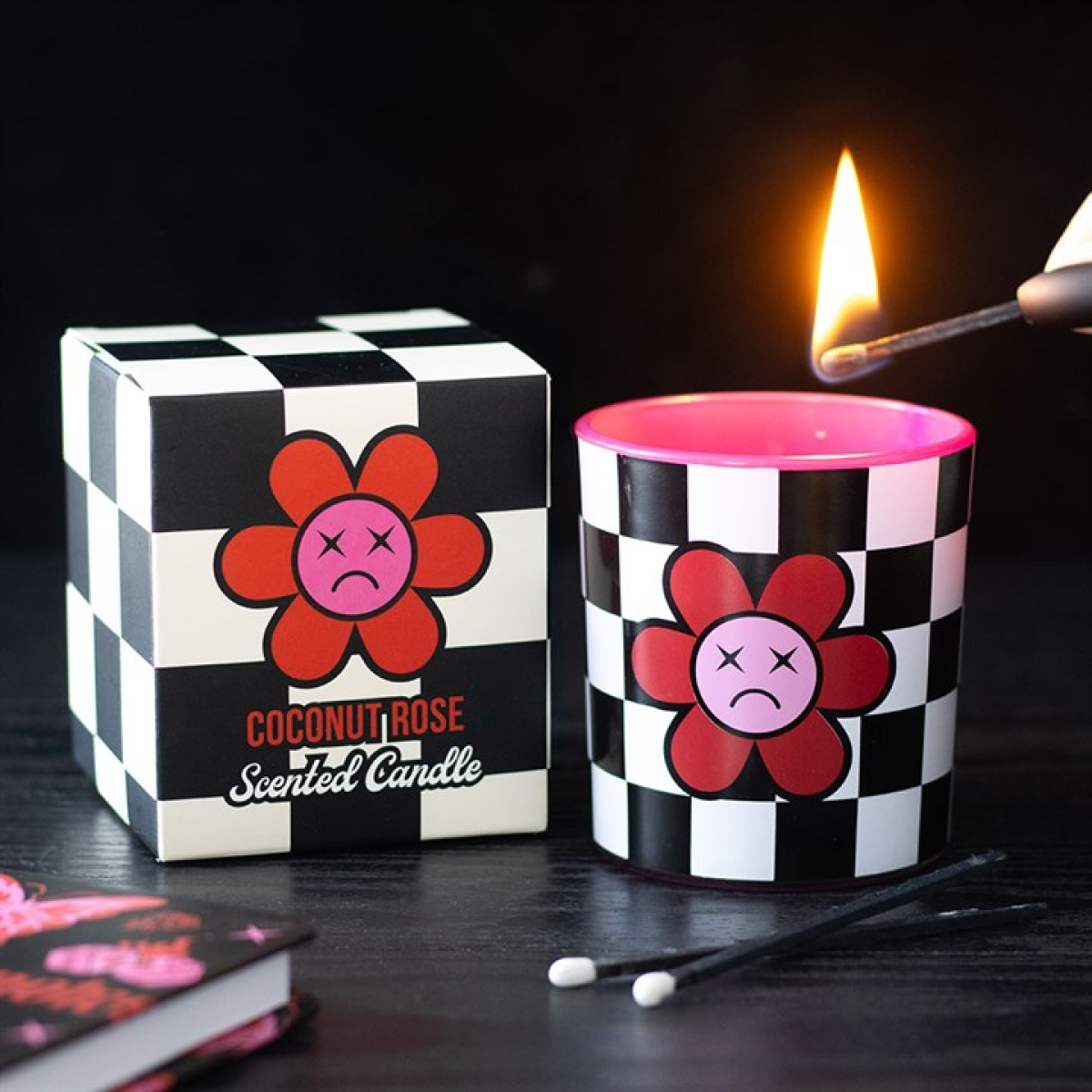 Sad Flower Coconut Rose Candle