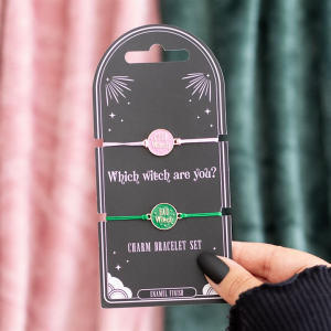 Set of 2 Good Witch and Bad Witch Bracelets