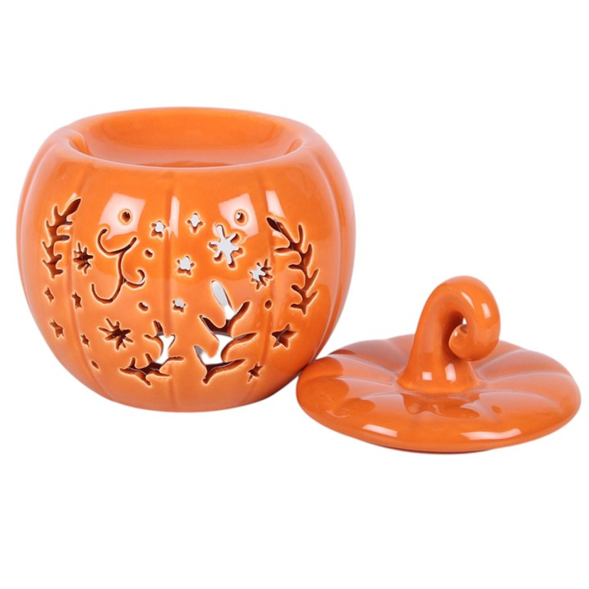 Orange Folk Pumpkin Oil Burner and Wax Warmer - Image 3